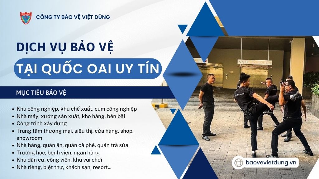 Công ty bảo vệ chuyên nghiệp tại Quốc Oai - Kubet cong ty bao ve tai quoc oai