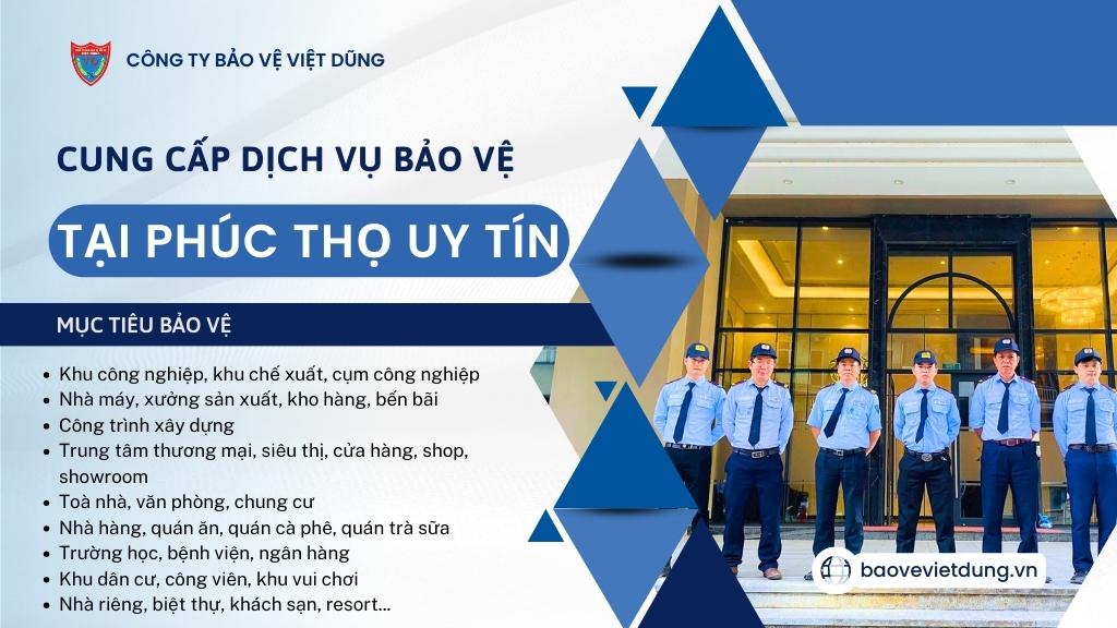 dich vu bao ve chuyen nghiep tai phuc tho