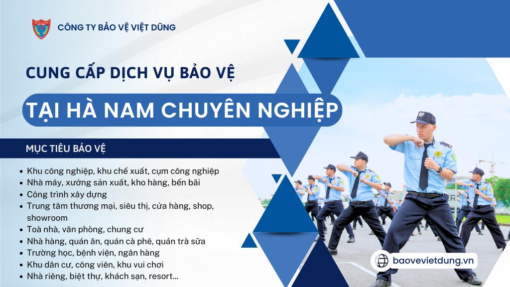 cung cap dich vu bao ve chuyen nghiep tai Ha Nam