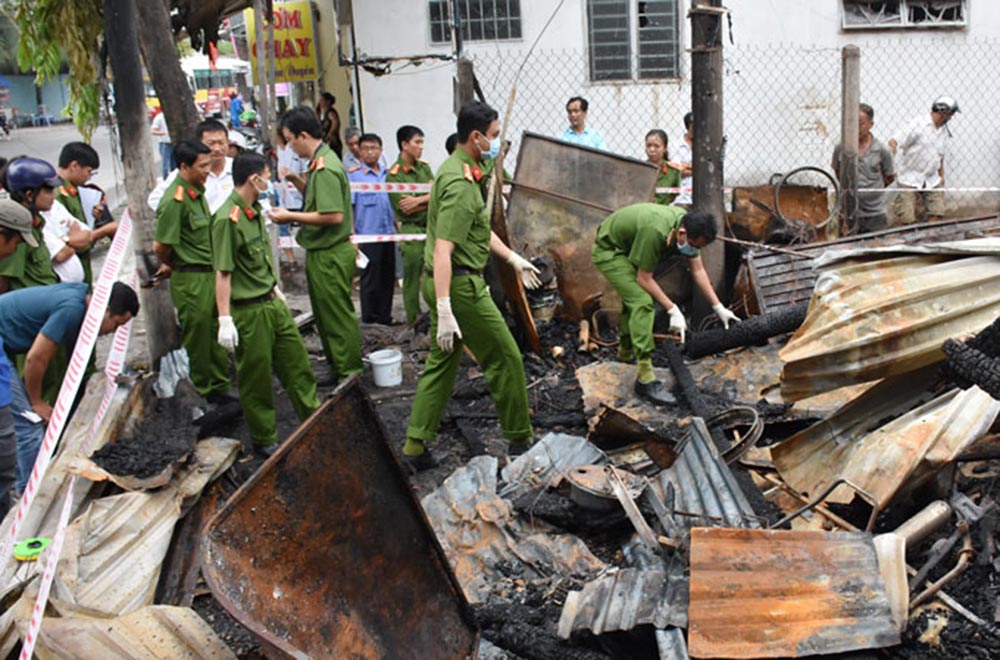 Hỗ trợ bảo vệ hiện trường vụ hoả hoạn. bao-ve-hien-truong-vu-chay