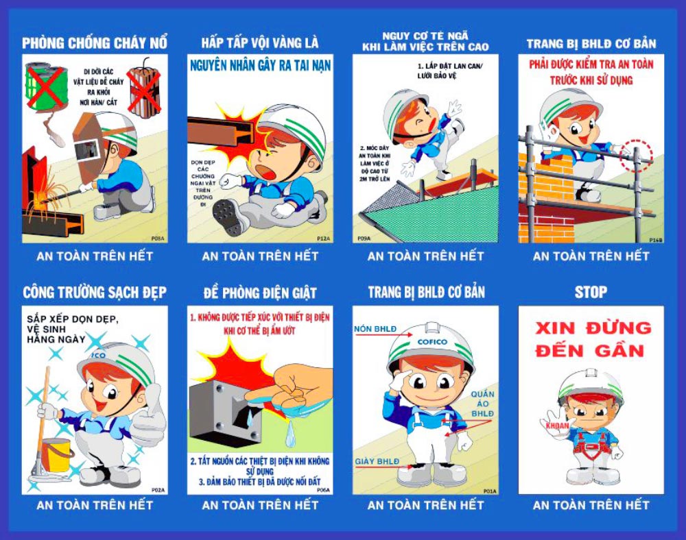 Hướng dẫn, cảnh báo an toàn lao động tại công trường canh-bao-an-toan-lao-dong-tai-cong-truong