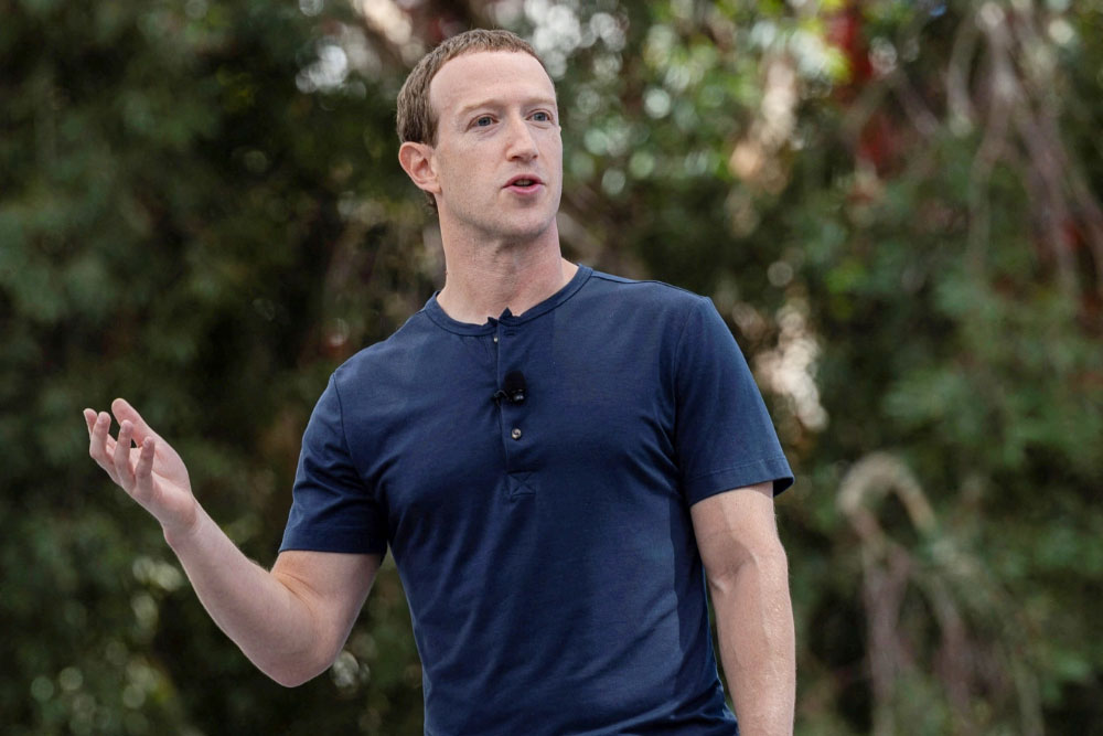 Meta CEO Mark Zuckerberg phát biểu tại sự kiện Meta Connect ở California, Mỹ Mark-Zuckerberg